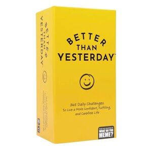 What Do You Meme?: Better Than Yesterday Challenge Cards Mindfulness Game